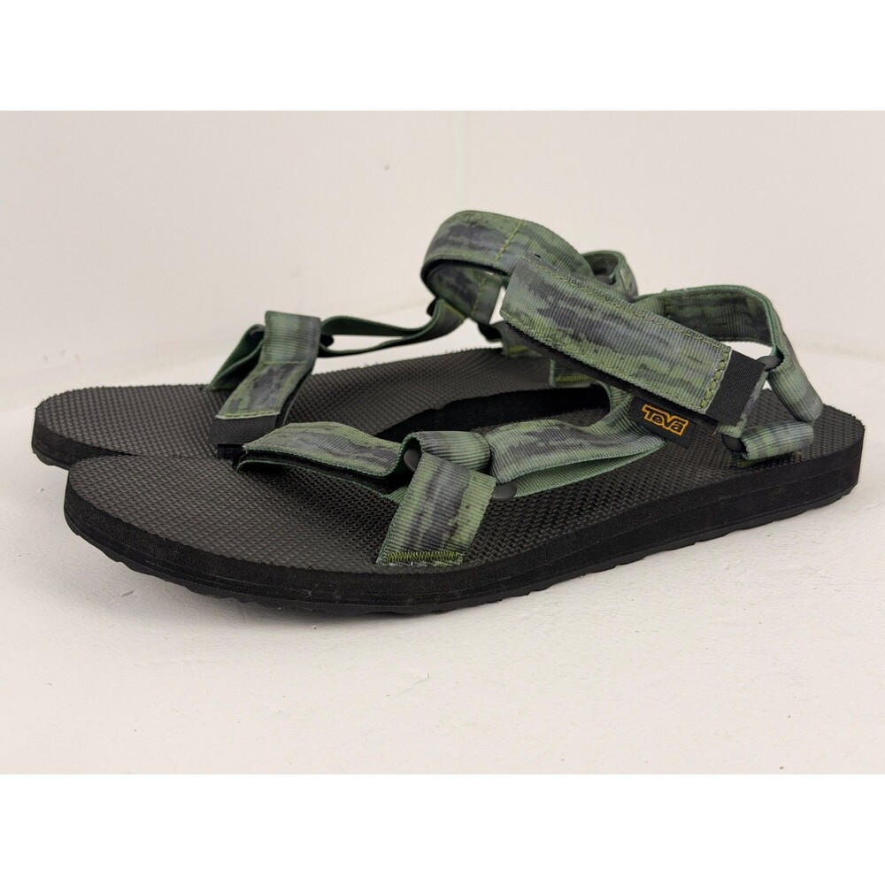 Teva Original Universal Sandals Mens Size 12 Green Camo Sport Hiking 1127475